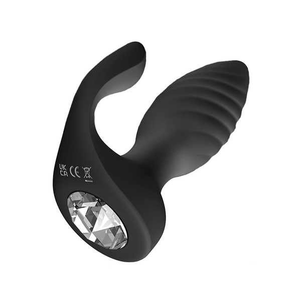 Vibrating Anal Plug with Dual Motors