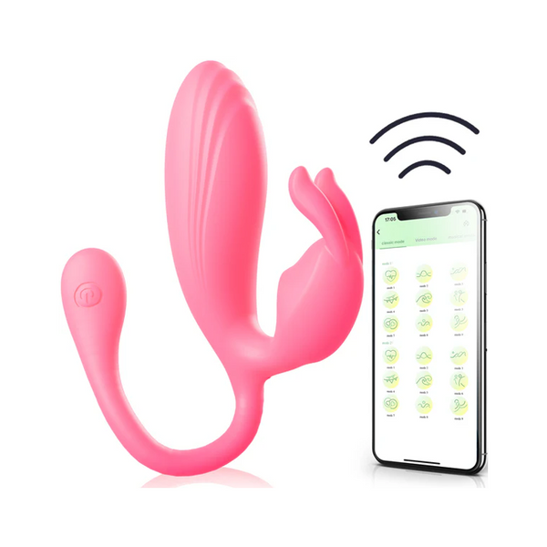 App Clitoral Vibrator with Dual Motors & Vibrating Modes