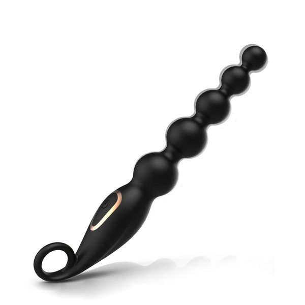 Beads Anal Plug with Vibration